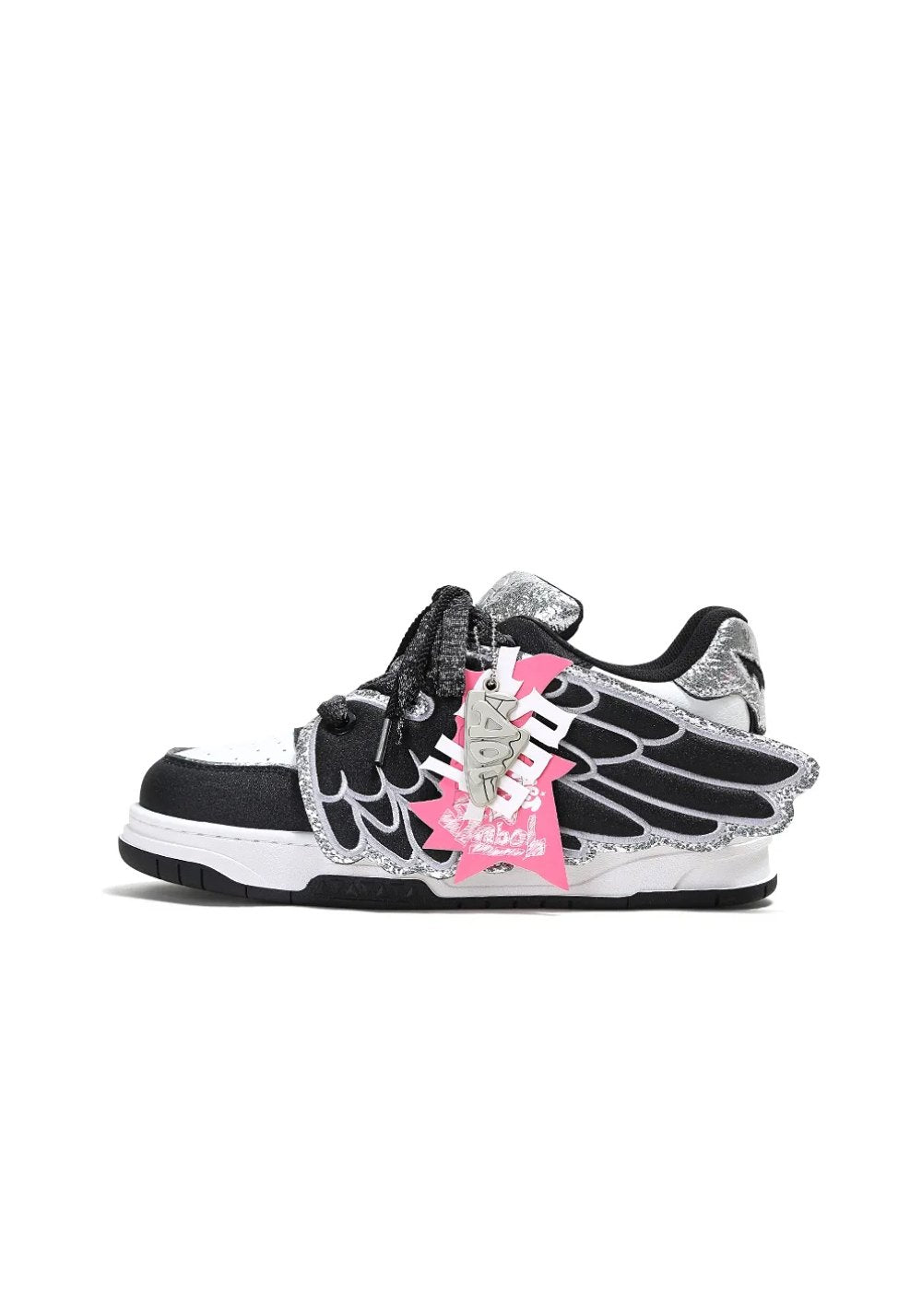 ADC丨Wing Feather Skate Shoes-Black - PSYLOS 1, ADC丨Wing Feather Skate Shoes-Black, Skate Shoes, ADC, PSYLOS 1